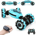 GILI Gesture Sensing RC Stunt Car - Hand Controlled Remote Control Twist Car for Boys Girls 6-12 4WD All Terrain Drift Toy 360° Flips Spring Break &amp Easter Birthday Gift for Kids Age 7 8 9 10 1