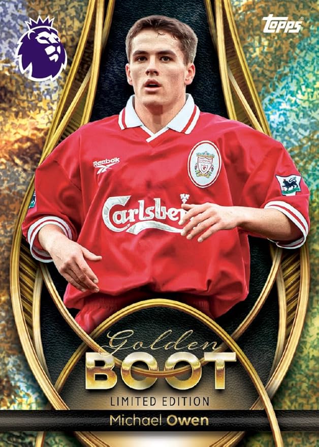 Topps Premier League 2026 - Debut Edition - Golden Boot Tin - Contains 57 Cards Including 7 Exclusive Golden Boot LE Cards