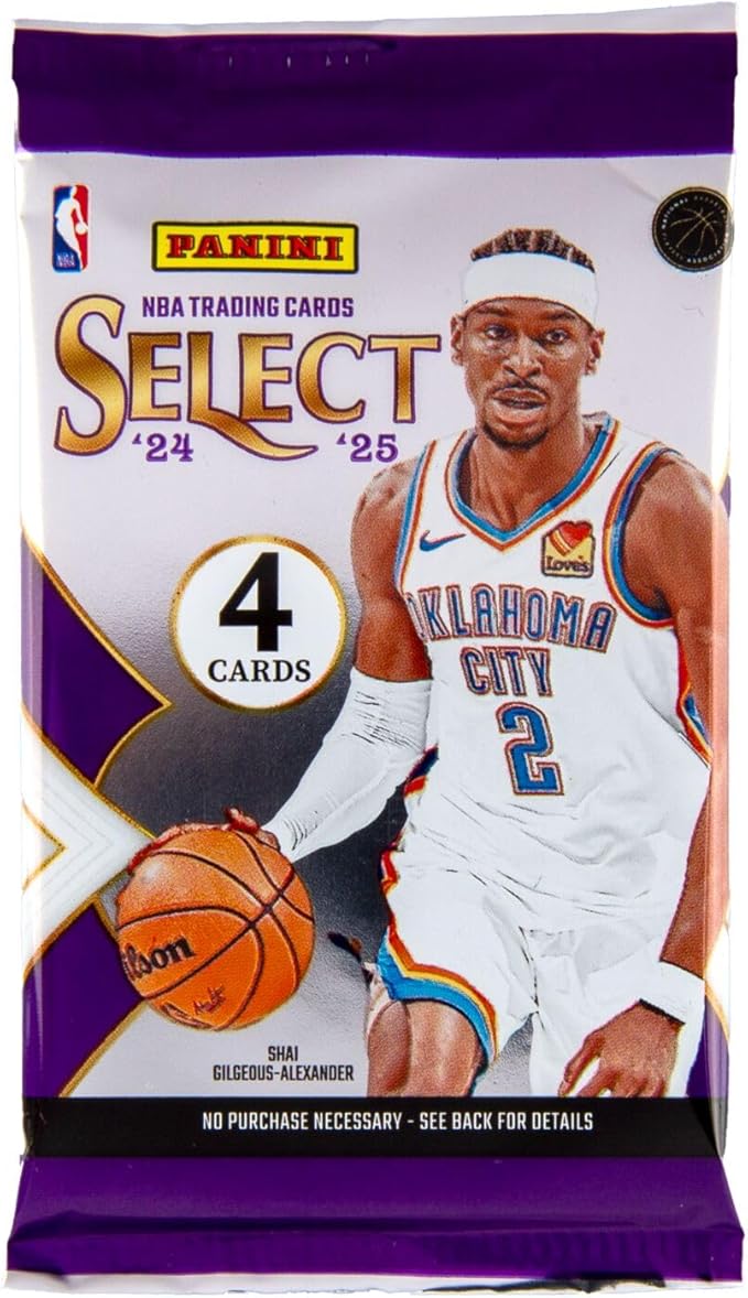 2024–25 Panini Select Basketball Blaster Box – Official NBA Trading Cards – Retail Exclusive Parallels Inserts &amp Rookie Cards – Sealed Box