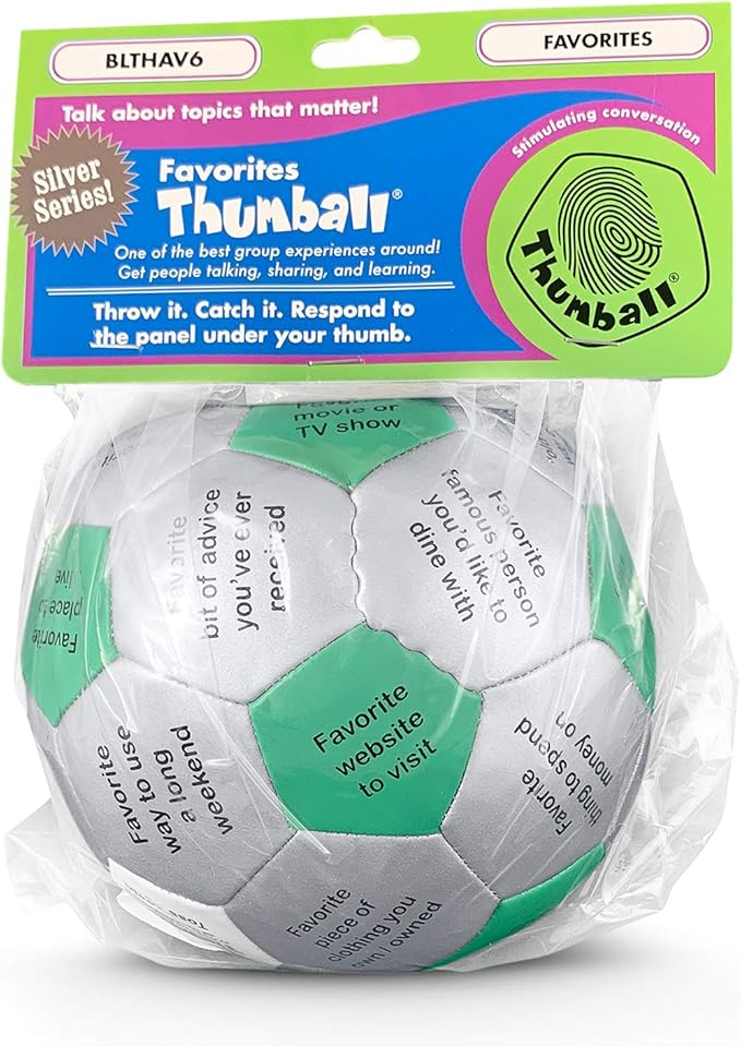 Trainers Warehouse 6 Thumball Collection 32 Prompts for Conversation Team Building Relationship and Training