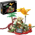 Dinosaur World Building Block SetPterosaur Dinosaur Park Sets for Boy 8-12Pterosaur and Volcano Scene Building SetsHome or Office Décor Sets for Boys 8-14(559pcs)