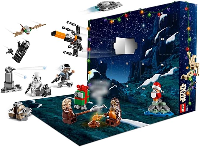 LEGO Star Wars 2019 Advent Calendar 75245 Holiday Gift Set Building Kit with Star Wars Minifigure Characters (280 Pieces)