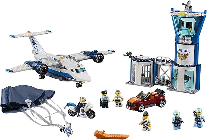 LEGO City Sky Police Air Base 60210 Building Kit (529 Pieces)