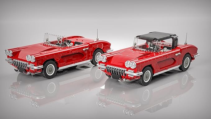 Car Model Building Set Compatible with Lego Car 1285 PCS Removable Roof Design Steering Linkage System Creative Building Toy Halloween Decoration for Teens &amp Adults 14+