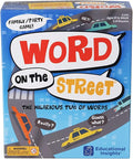 Educational Insights Word on the Street - Family Board Games for Kids and Adults Fast Word Games for Kids 10 and up Vocabulary Building Spelling Game with Fast-Paced Play Family Game Night
