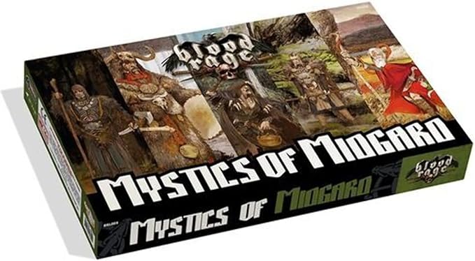 Blood Rage Mystics of Midgard Board Game EXPANSION | Strategy Game | Viking Battle Game | Miniatures Game for Adults and Teens | Ages 14+ | 2-4 Players | Average Playtime 60-90 Minutes | Made by CMON