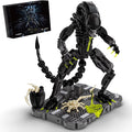 Xenomorph Building Set Xenomorph Action Figures Building Set for Adults with Support Base and Little Facehugger Horror Gifts for Fans Friends Birthday Christmas Halloween