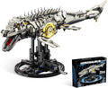 Mechanical Mosasaurus Building Set for Adults Dinosaur Building Block Set Compatible with Lego 1413PCS Ocean Animal Collection Toy with Display Stand and Light Home Office Decor Idea Gift