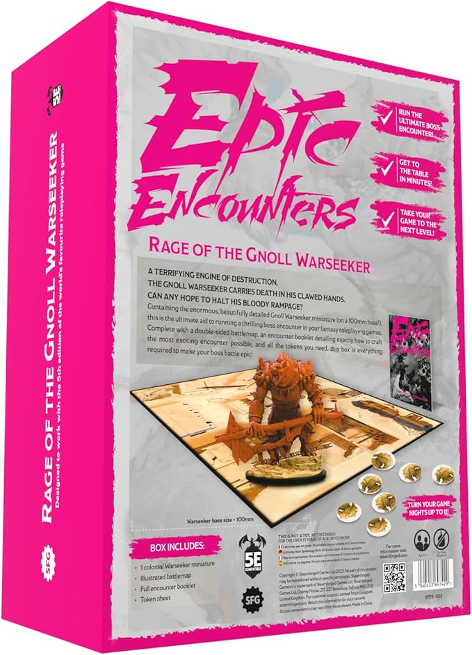 Steamforged Games Epic Encounters: Rage of The Gnoll Warseeker