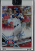 2017 Topps Clearly Red Authentic Addison Russell Addison Autograph Card #'d /50