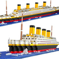 Titanic Ship Model Building Block Set 3D Puzzle Sets DIY Educational ToysMini Bricks Toy Micro Blocks Ideal Gift for Kids &amp Adults 1860PCS
