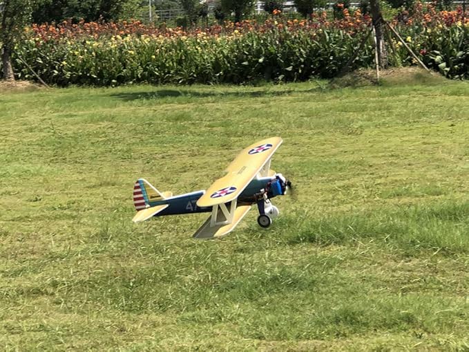4CH Micro 450mm RC Foamy Indoor Outdoor Biplane Stearman PT-17 Kaydet (E2505-154E)