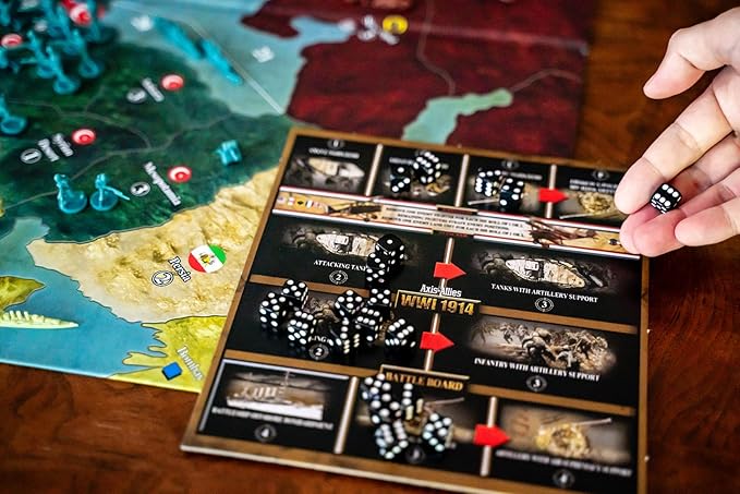 Renegade Game Studios Axis &amp Allies: WWI 1914 Board Game Strategy Multiplayer War Game for 2-8 Players