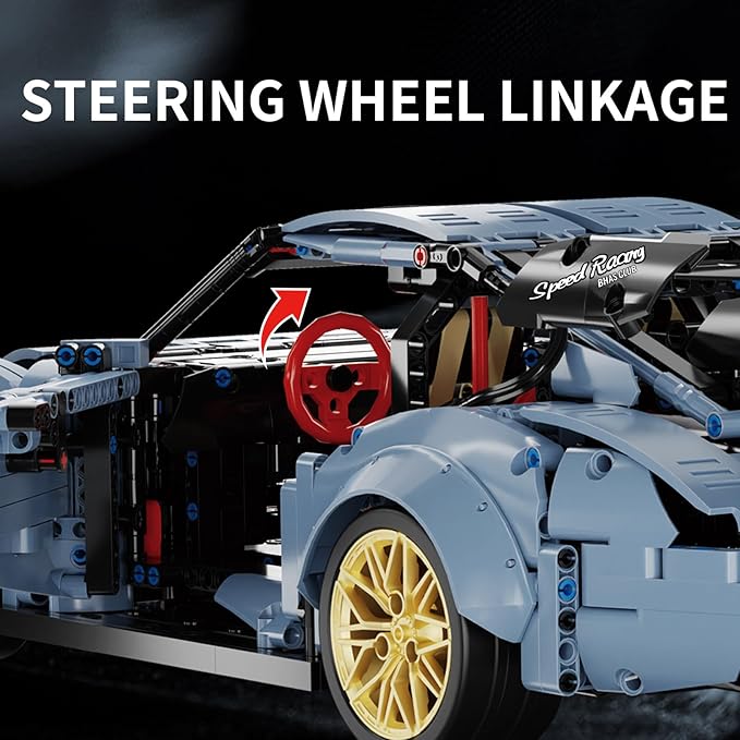 Sports Car Building Block Kits for Adults Challenging Racing Car Model Building Sets Super Cars Display Model Collectible Birthday Gifts for 14 15 16+ Years Old Boys Teenage Boys(2100PCS)