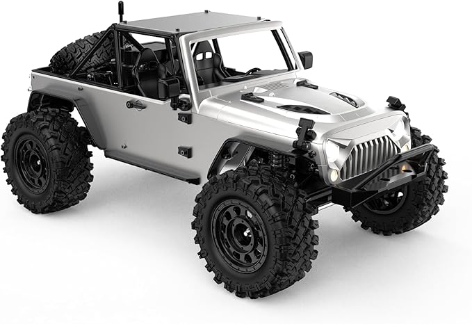 Helidirect MJX H12Y+ 1/12 Scale RC Car High-Torque 3650 Brushless BLDC Motor Aluminum Shell 12km/h 4WD RC Rock Crawler Off-Road All Terrain Model for Adults (Yellow (H12Y+))