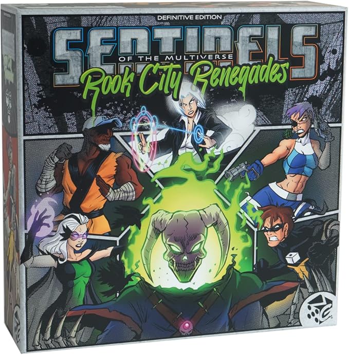 Greater Than Games | Sentinels of the Multiverse: Rook City Renegades | Cooperative Strategy Board Game Expansion | 1 to 5 Players | 30+ Minutes | Ages 14+