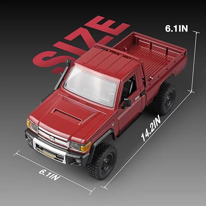 MN82 RC Rock Crawler 1/12 MNRC RC Crawler 4x4 Toyota LC79 Off Road RC Pickup Truck 4WD 2.4GHz RC Climing Car RTF with LED Lights for Adults
