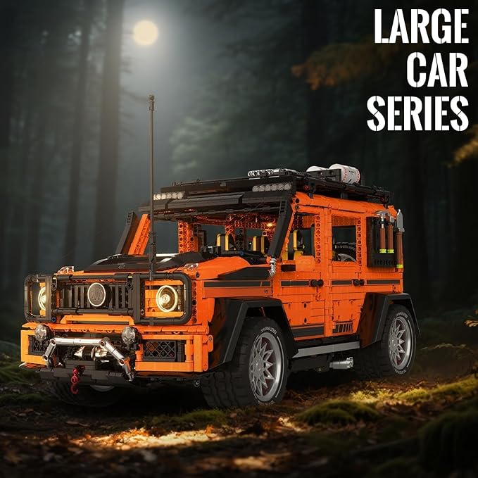 Off-Road Car Building Set4X4 Travel car Set with Adventure Tools and Accessories Classic Car Model Kit Fun Gift Idea for Adults Ages 18+ - Gifts for Men &amp Women(3914PCS)