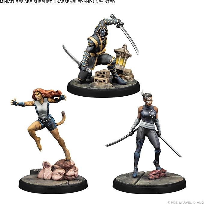 Asmodee Marvel: Crisis Protocol Echo Ronin &amp Tigra Character Pack - Agile Martial Artists &amp Mystical Fighter Tabletop Superhero Game Ages 14+ 2 Players 90 Min Playtime