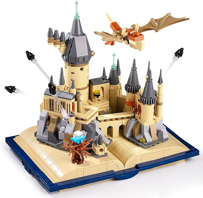 Magic Castle Building Set Education Architecture Building Blocks Kit Collectible Castle Model Toys for Adults Teens Fans 14+ (564Pieces)