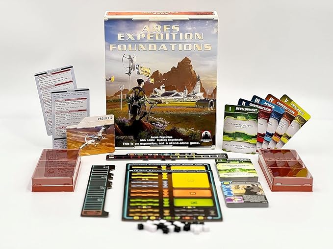Terraforming Mars Ares Expedition: Foundations by Stronghold Games Strategy Expansion Board Game
