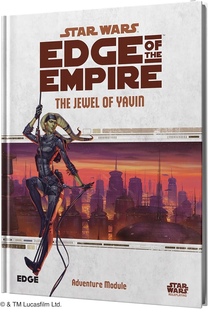 Asmodee Star Wars: Edge of The Empire Roleplaying Game The Jewel of Yavin Adventure Module - Heist Set in Bespin’s Cloud City Detailed Locations &amp Campaign Tools RPG for Ages 14+ 3-5 Players