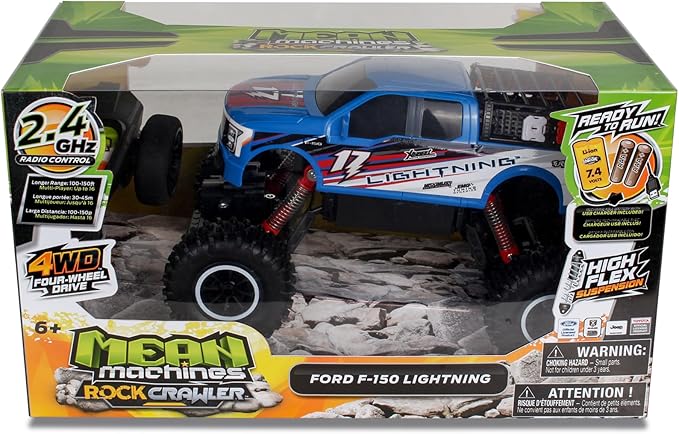 NKOK Ready to Run Mean Machines R/C Rock Crawler Ford F-150 Lightning