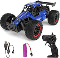 1/16 Scale Remote Control Monster Truck 20 + km/h Outdoor 2WD Off Road Hobby RC Truck With LED light &amp rechargeable battery All Terrain Fast RC Car Toy Ideal Gift for Kids Boys &amp Girls Age