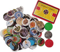 200 POGS 3 Slammers and 1 Game Board
