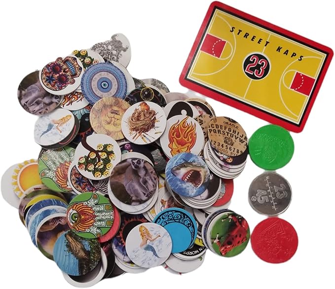 200 POGS 3 Slammers and 1 Game Board