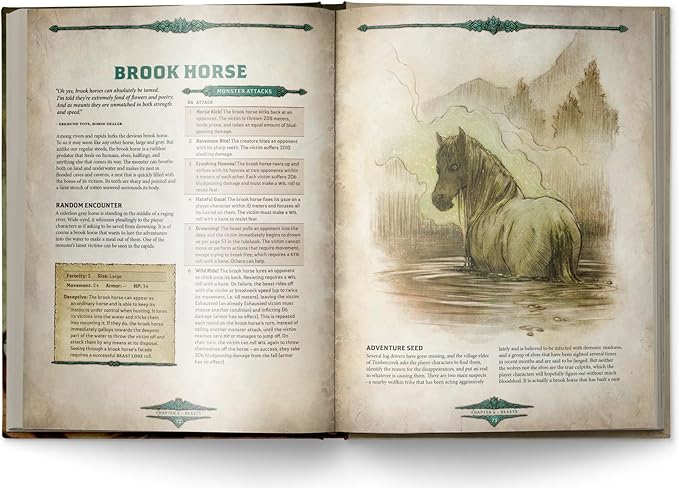 Free League Publishing Dragonbane: Bestiary RPG Supplement Book 63 Fantasy Adventure Roleplaying Creatures &amp Monsters Hardcover Adults Teens Ages 14+