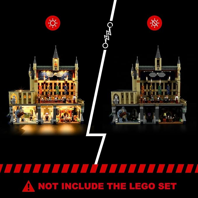 BRIKSMAX Led Light Kit for Lego-76435 Hogwarts Castle The Great Hall - Compatible with Lego Harry Potter Building Set- Not Include Lego Set