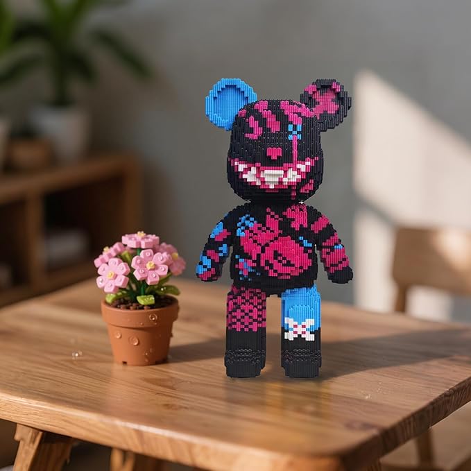 Jinx Violent Bear Building Blocks (5450 PCS) 3D Micro Animal DIY Bear Building Blocks for Adults &amp Teenager Creative Toys Ideal Gift for Family &amp Friends