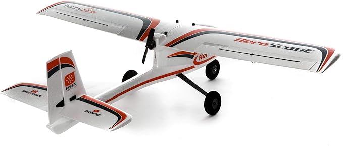 HobbyZone RC Airplane AeroScout S 2 1.1m BNF Basic (Transmitter Battery and Charger Not Included) HBZ385001 Airplanes Bind and Fly Electric Trainer