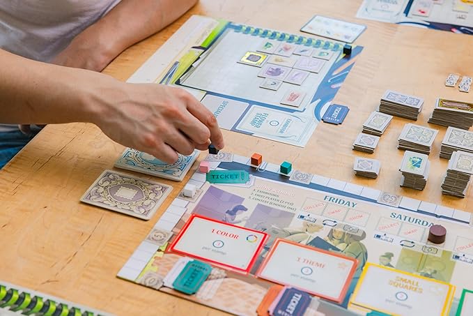 Stonemaier Games: Stamp Swap by Paul Salomon | A Competitive Stamp Collecting Strategy Board Game for Adults &amp Family | Curate the Most Well-Focused &amp Beautiful Stamp Collection | 1-5 Players