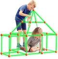 VEVOR Fort Building Kit for Kids 85PCS Glow in The Dark STEM Building Toys Educational Gift for 4 5 6 7 8+ Year Old Boys &amp Girls Indoor Outdoor Play Tent Construction Toys with 55 Rods and 30 B