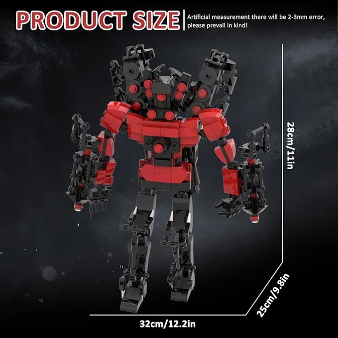 Toilet Blocks Toys TV Man Building Blocks ToysConstruction Playset Blocks Action Figure Building Blocks for Adults Kids 575 PCS