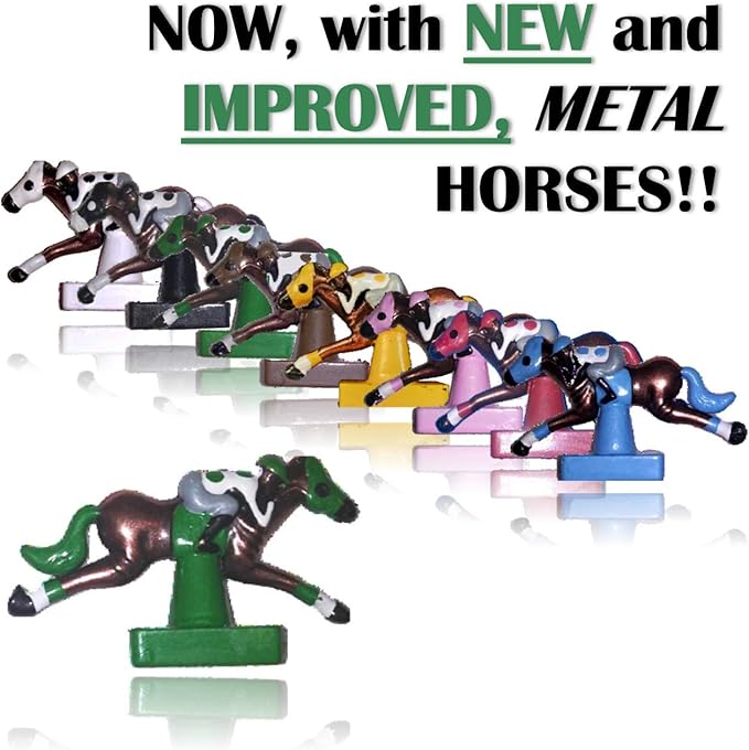 Horse Racing Board Game | Best New Fun Parlor Party Game | Lane Changing and Frequent Photo Finishes