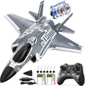DEERC F35 4 Channel Brushless RC Plane for Adults Remote Control Airplane EDF Fighter Jet2.4GHz 6-axis Gyro Stabilizer EPP RTF Hobby Glider Aircraft Plane Easy to Fly for Advance Player