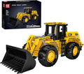 Mould King 17084 Wheel Loader Building Block Set Engineering Vehicle Toy to Build Bulldozer Model as Collectible and Display (910 Pieces)
