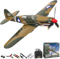 volantexrc RC Plane 4 Channel Remote Control Airplane Fighter P40 with Aileron 6-Axis Gyro Aerobatics for Adults