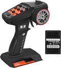 Hobby Fans RC Radio System 7CH 2.4G RC Transmitter with Receiver Anti-Jamming Remote Controller for RC Car Crawler Boat Knob