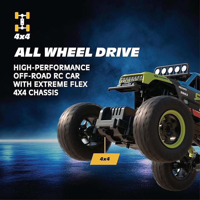 Vaughn Gittin Ford Bronco RC Truck – 1:15 Scale 4WD Remote Control Car Officially Licensed Bronco “Brocky” 2.4GHz Full-Function Control USB Rechargeable Ready to Run