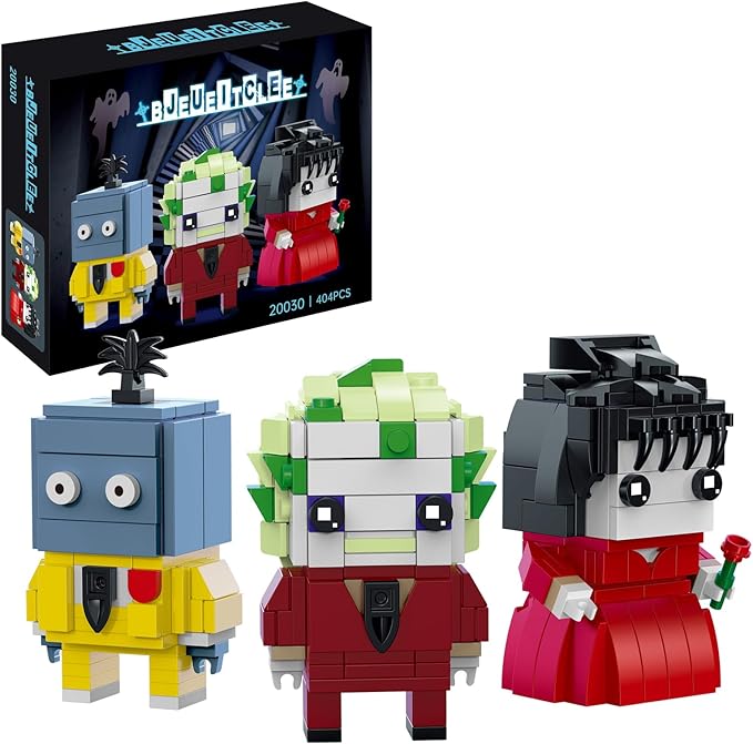 Horror Action Figure Toy Building Set Compatible with Lego for AdultsHalloween Decor Toy for Girls and Boys 12 Years Up 404 pcs