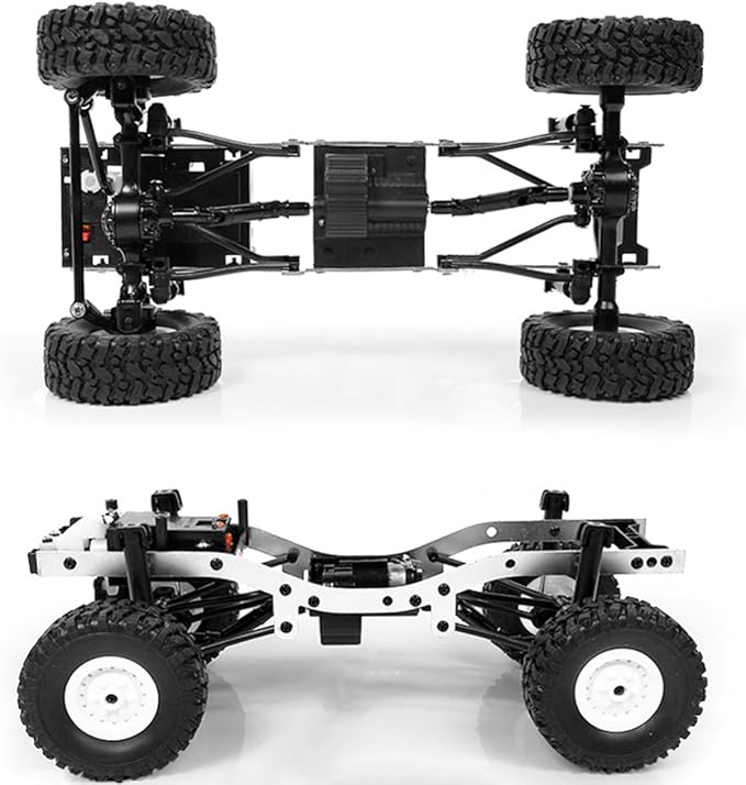 The perseids RC Rock Crawler WPL C24 RTR 1/16 Pickup Trucks Blue with LED Lights 2.4Ghz 4x4 Off-Road RC Semi Trucks All Terrain Car RC Crawler Remote Control Truck for Adults