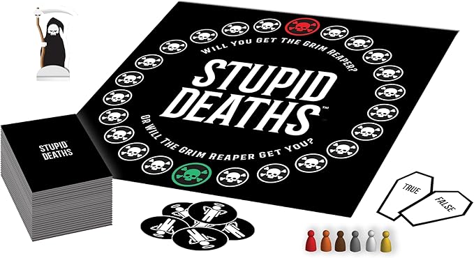 University Games | Stupid Deaths The Party Game for Adults &amp Teens Ages 12 &amp Up (01404)