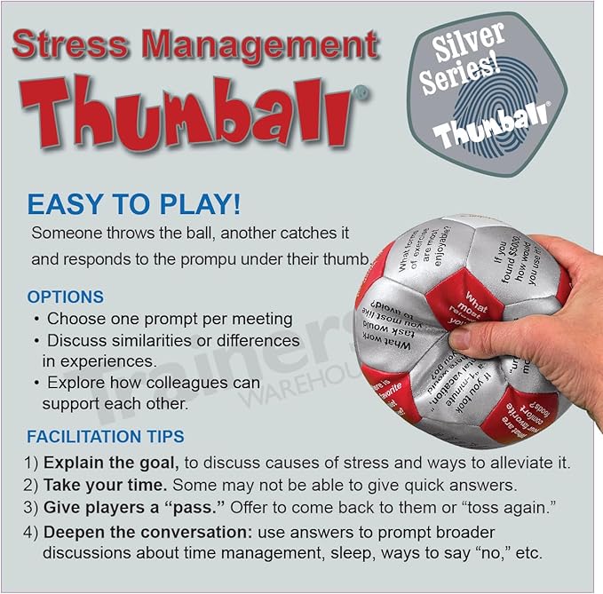 Trainers Warehouse 6 Thumball Collection 32 Prompts for Conversation Team Building Relationship and Training