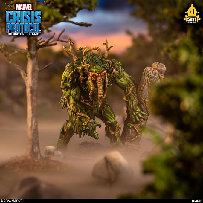 Marvel: Crisis Protocol Elsa Bloodstone &amp Man-Thing Character Pack - Adds New Legion of Monsters Leadership! Tabletop Superhero Game Ages 14+ 2 Players 90 Min Playtime Made by Atomic Mass Game
