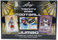2025 Leaf Trinity Football Jumbo Trading Card Box (Trinity Multi-Sport Cards Featuring Names Like: Lionel Messi Ken Griffey Jr. Giannis Antetokounmpo and Many More.)