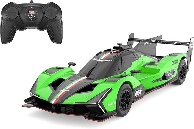 RASTAR Lamborghini Toy Car RC Cars 1/24 Lamborghini SC63 LMDh Le Mans Hypercar Remote Control Lamborghini Car Model for Kids